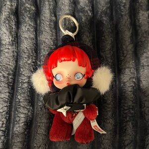 Skullpanda Winter Symphony Series Plush Pendant (Rock On)